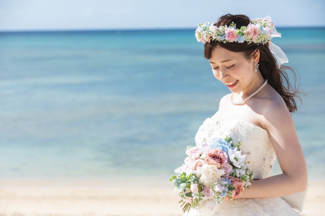 沖縄婚花嫁さま ウェディングブーケ＆はなかんむり | アトリエ ウタハナ